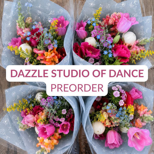 Dazzle Studio Dance Recital Bouquets