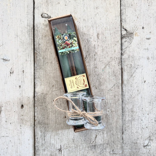 100% Beeswax Taper Candles & Holders